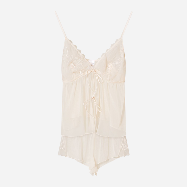 Еротичний комплект (майка + шорти) жіночий Esotiq Baby 42533-01X L Кремовий (5903972562505) - зображення 5