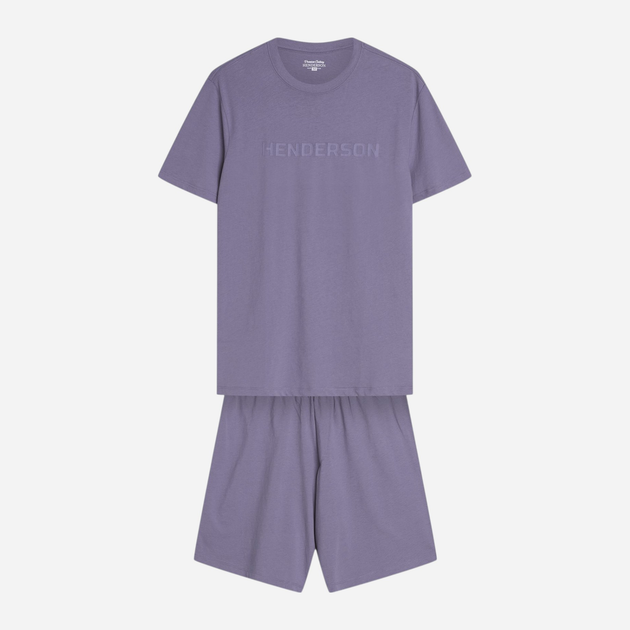 Piżama męska z szortami i krótkim rękawem letnia bawełniana Henderson Daft 42626-95X 3XL Granatowa (5903972398944) - obraz 7