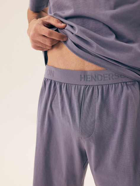 Piżama męska z szortami i krótkim rękawem letnia bawełniana Henderson Daft 42626-95X XL Granatowa (5903972398937) - obraz 6