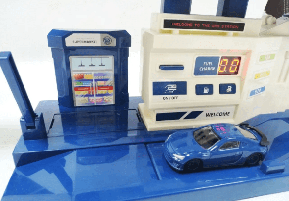 Автозаправка-паркінг Star Toys 30см функціональна, з машинками світло-звук CM559-22L - зображення 5