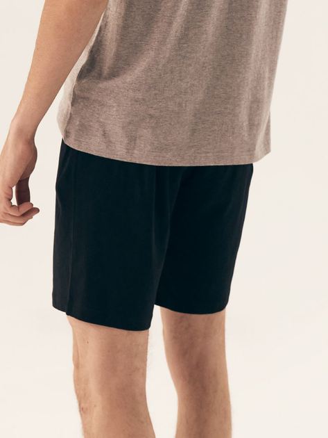 Szorty piżamowe męskie bawełniane Henderson Select 42697-99X L Czarne (5903972510001) - obraz 2