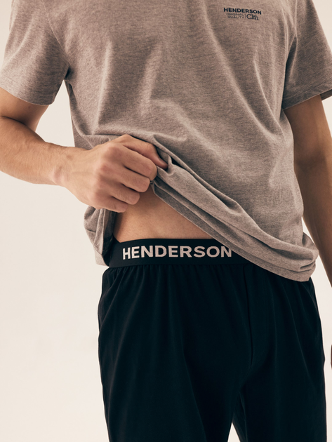 Піжамні шорти чоловічі бавовняні Henderson Select 42697-99X L Чорні (5903972510001) - зображення 5