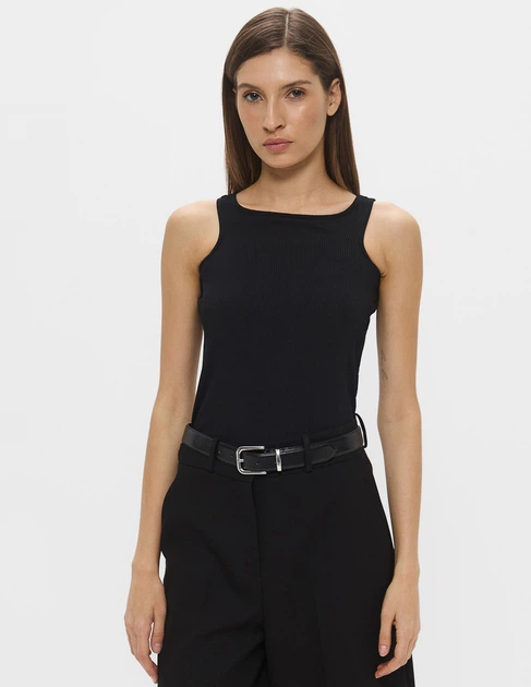 Майка H&M Ж1116951 (09696683) колір чорний S - Фото 1 Майка H&M Ж1116951 (09696683) колір чорний S - зображення 1