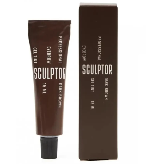 Гель-краска для бровей Sculptor Eyebrow Gel Tint Dark Brown 15 мл - Фото 1 Гель-краска для бровей Sculptor Eyebrow Gel Tint Dark Brown 15 мл - изображение 1