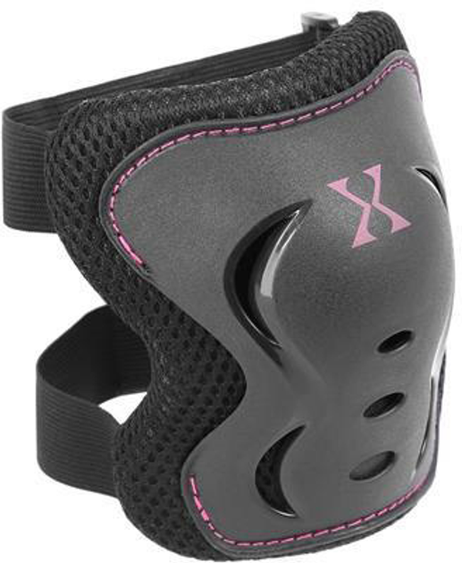 Zestaw ochraniaczy Nils Extreme H320 rozmiar XL Czarny-różowy (5907695542585) - obraz 4