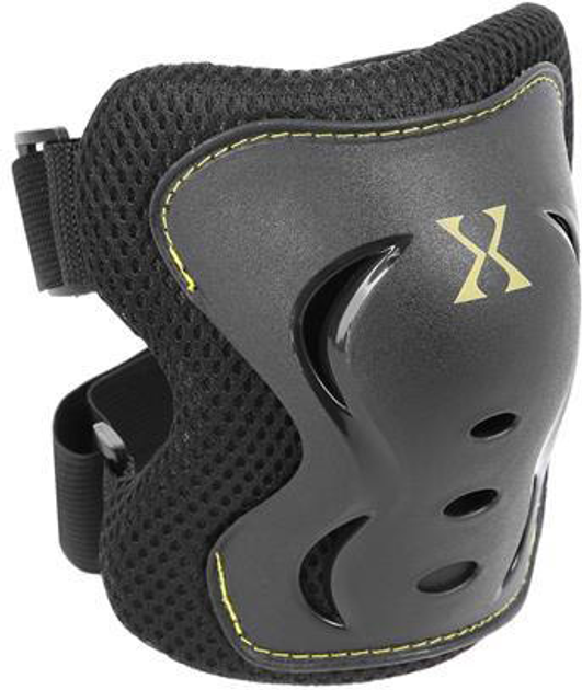 Набір захисту Nils Extreme H320 розмір M Чорно-жовтий (5907695542523) - зображення 3