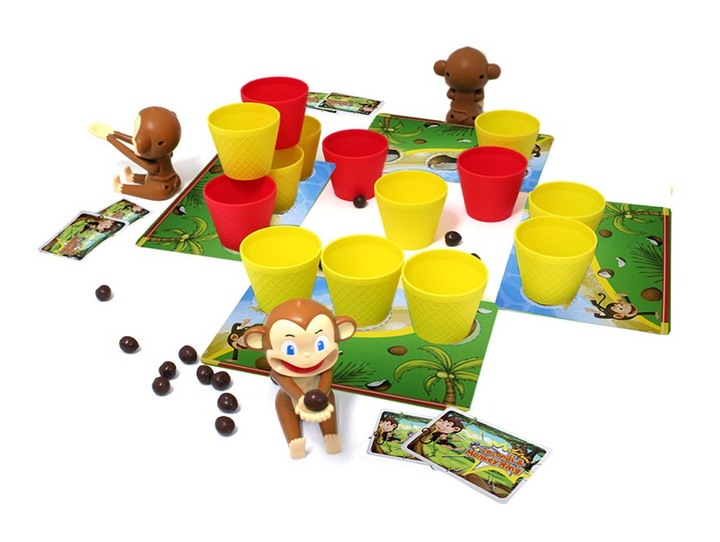 Настільна гра ToyCloud Coconut & Monkey King Катапульта з кокосами