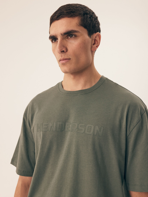 Piżama męska z szortami i krótkim rękawem letnia bawełniana Henderson Olive 42795-87X XL Zielona (5903972510933) - obraz 5