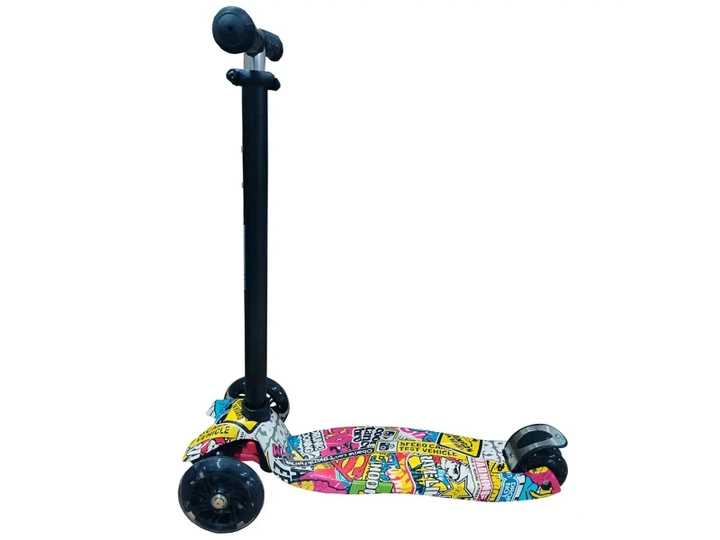 Самокат X-Treme KS-209W Чорний з жовтим (BP133904) - изображение 2