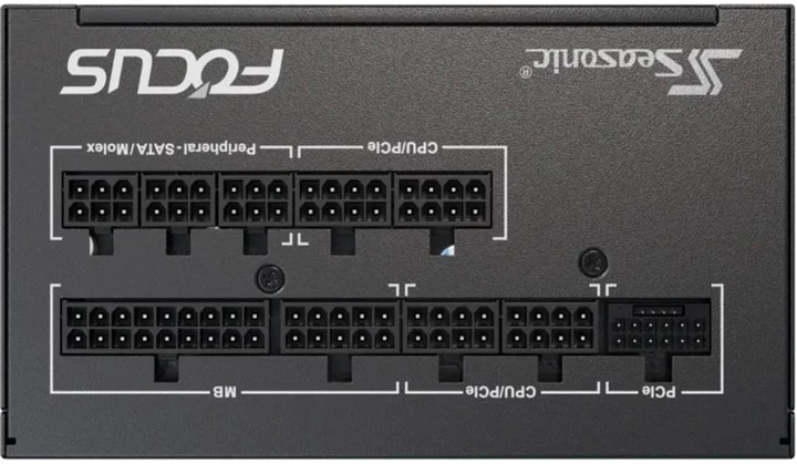 Блок живлення Seasonic FOCUS GX ATX 3.1 750 W (FOCUS-GX-750-ATX31) - зображення 7