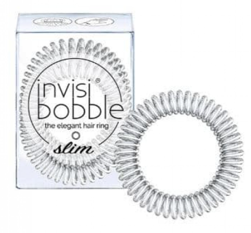 Гумка для волосся InvisiBobble Slim Premium Crystal Clear 1 шт. - Фото 1 Гумка для волосся InvisiBobble Slim Premium Crystal Clear 1 шт. - зображення 1