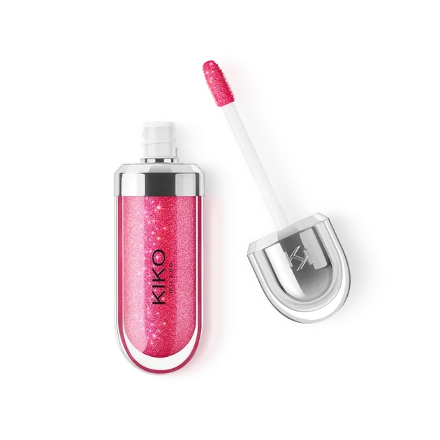 Блиск для губ Kiko Milano 3d Hydra Lipgloss 10 Pearly Strawberry 6.5 мл - изображение 2