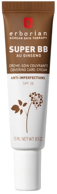 BB-крем Erborian Super BB Au Ginseng з SPF захистом Chocolat 15 мл (8809255787245) - зображення 1