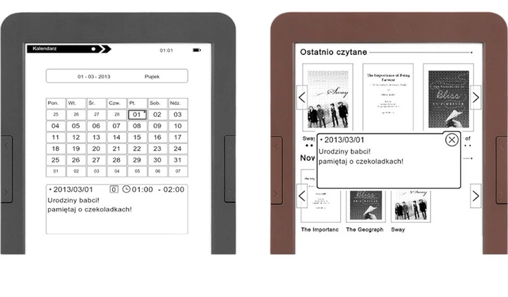 Czytnik e-booków Bemi Cognita+ Brown (6972689170586) - obraz 9