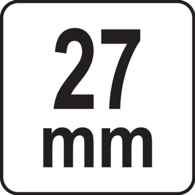 Klucz płasko-oczkowy Yato z grzechotką 27 mm (YT-0204) - obraz 4