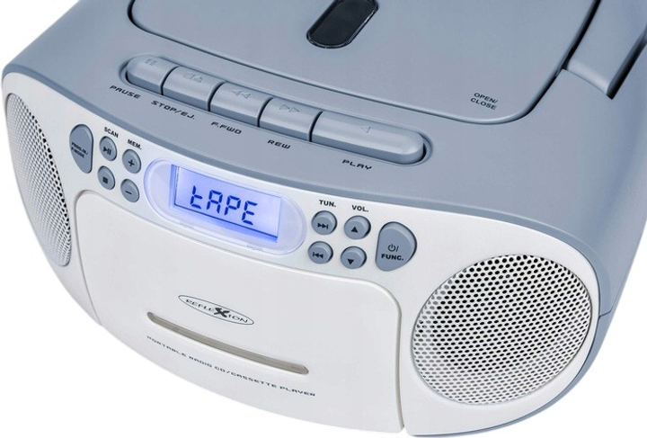 Магнітола Reflexion RCR2260 Boombox White/Blue (4260035678391) - зображення 5
