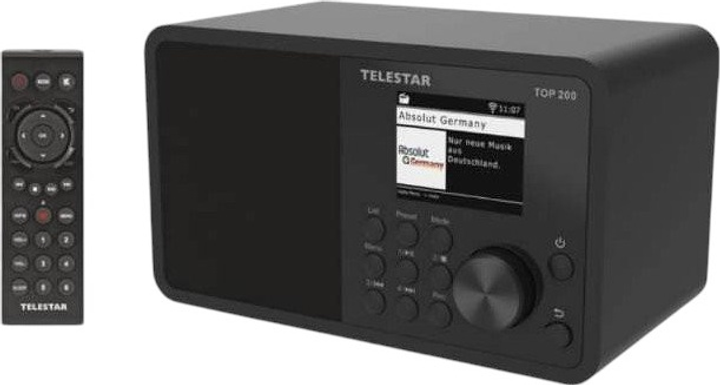 Інтернет-радіо Telestar TOP 200 DAB+ Black (4262508450022) - зображення 1