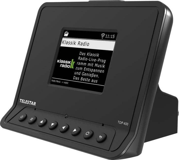Radio internetowe adapter Telestar TOP 400 DAB+ Black (4262508450053) - obraz 3