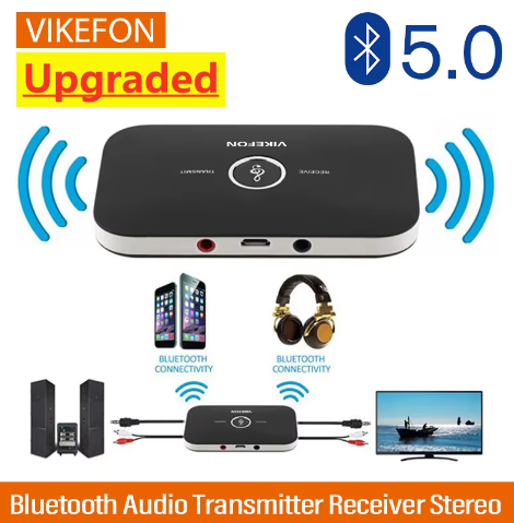 Аудио передатчик приемник беспроводной адаптер B6 Bluetooth USB Dongle 3.5 мм AUX RCA - изображение 2