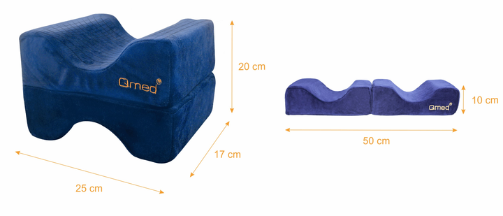 Poduszka ortopedyczna QMED Knee & Leg Spacer rozkładana dla kolan i nóg (5901780425616) - obraz 6