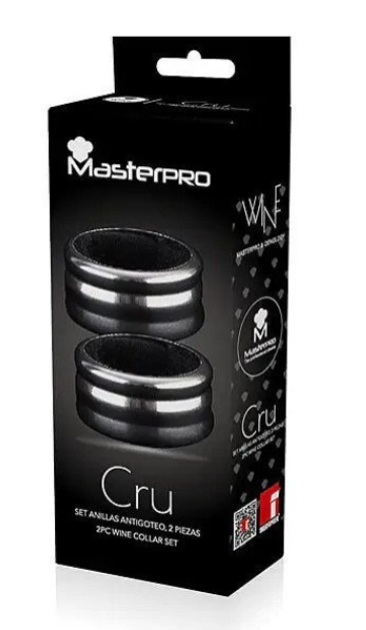 Кільце для пляшки вина Masterpro проти капання 2 шт (6941349517665) - зображення 2
