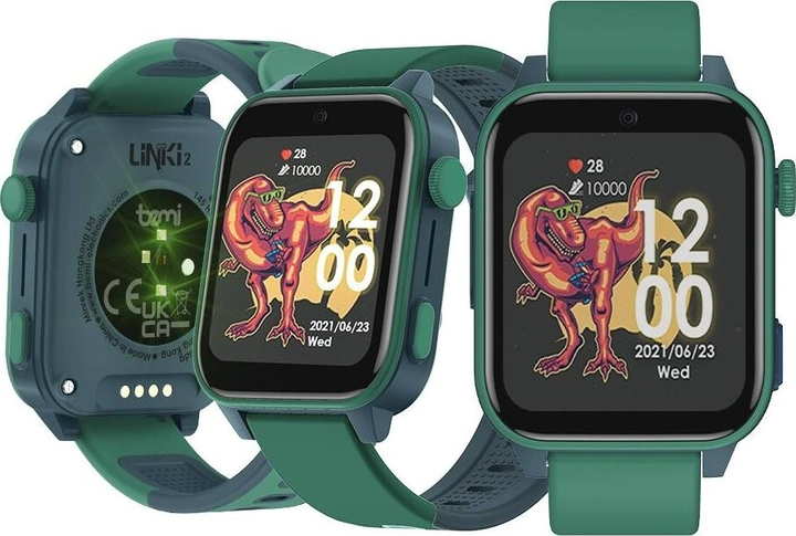 Smartwatch dla dzieci Bemi Linki 2 Green (6972689174461) - obraz 5