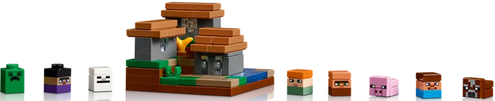 Zestaw klockow LEGO Minecraft Stol warsztatowy 1195 elementow (21265) (955555907597452) - Outlet - obraz 7