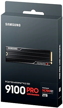 SSD диск Samsung 9100 PRO with Heatsink 2TB M.2 PCIe 5.0 x4 NVMe