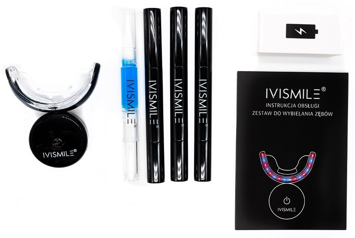 Набір для відбілювання зубів IVISMILE IVI-04K-2 Professional чорний (601549949999) - зображення 8