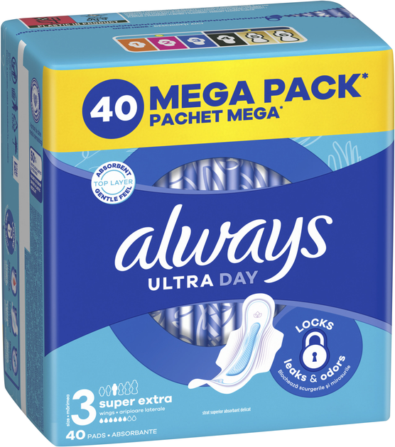 Гігієнічні прокладки Always Ultra Day Super Extra (розмір 3) 40 шт (8700216450287) - зображення 2