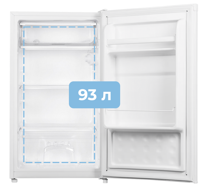 Однокамерный холодильник INTERLUX ILR-0093W - изображение 2