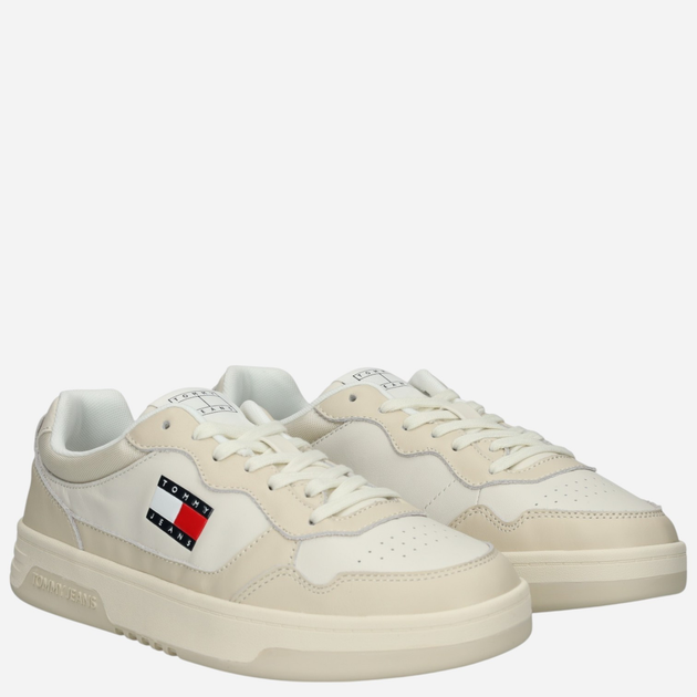 Чоловічі снікери Tommy Hilfiger EM0EM01443-ACG 43 Бежеві (8720637413036) - зображення 2