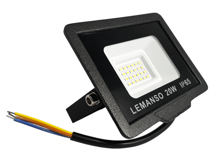 Прожектор світлодіодний Lemanso LMP73-21 Посейдон 20W 6500K 1600Lm IP65 - Фото 1 Прожектор світлодіодний Lemanso LMP73-21 Посейдон 20W 6500K 1600Lm IP65 - зображення 1