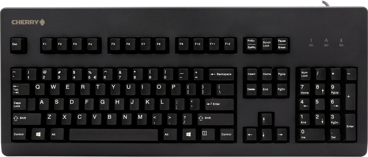 Klawiatura przewodowa Cherry G80-3000 Cherry MX Brown USB Black (G80-3000LXCEU-2) - obraz 1