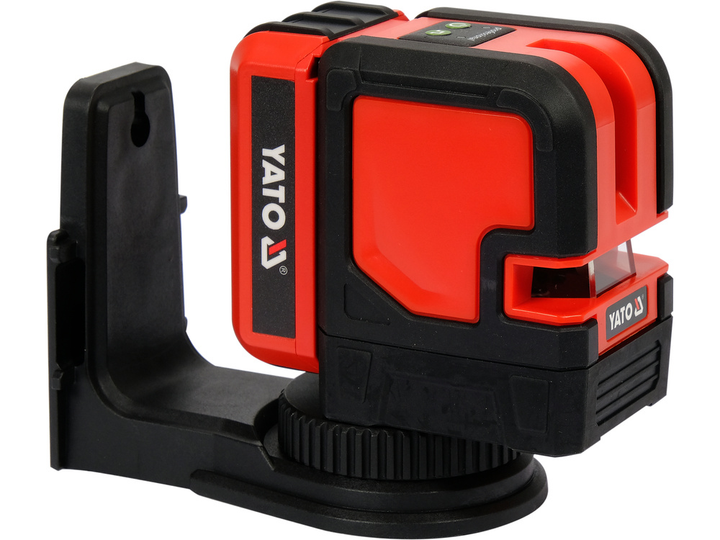 Niwelator laserowy YATO samopoziomujący krzyzowy zielony ± 3mm / 10m (YT-30434) - obraz 4