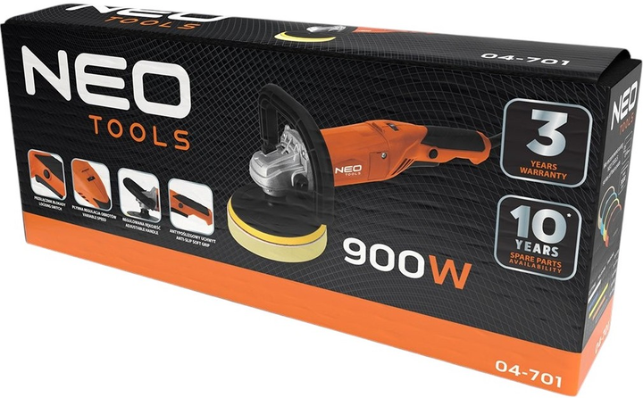 Polerka NEO Tools 900W 150 mm 04-701 (5907558498196) - obraz 10