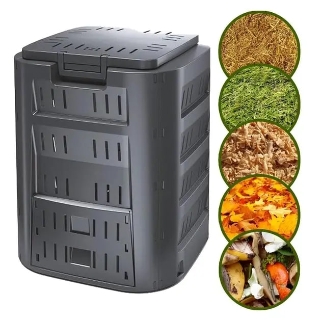 Компостер для саду Prosperplast модуль компостный 220 л Черный (IKL220C-S411) - изображение 2