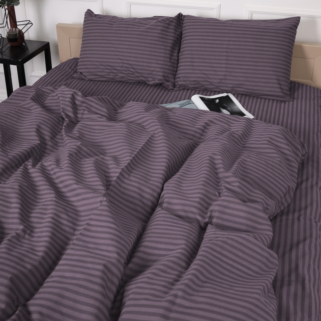 Підковдра MirSon Бязь 17-0603 Stripe Violet 175х210 см від Rozetka на платформі USKIDKA Акція на Підковдра MirSon Бязь 17-0603 Stripe Violet 175х210 см від Rozetka