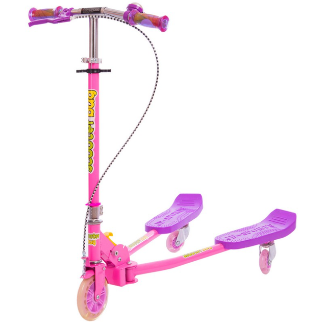 Самокат-трайк TRIKKE BUG 3-х кол. SP-Sport TR-4502 (метал, колеса-PU, d-130мм та d-90мм, h-80-90см, АВЕС-5, рожевий) - Фото 3 Самокат-трайк TRIKKE BUG 3-х кол. SP-Sport TR-4502 (метал, колеса-PU, d-130мм та d-90мм, h-80-90см, АВЕС-5, рожевий) - изображение 3
