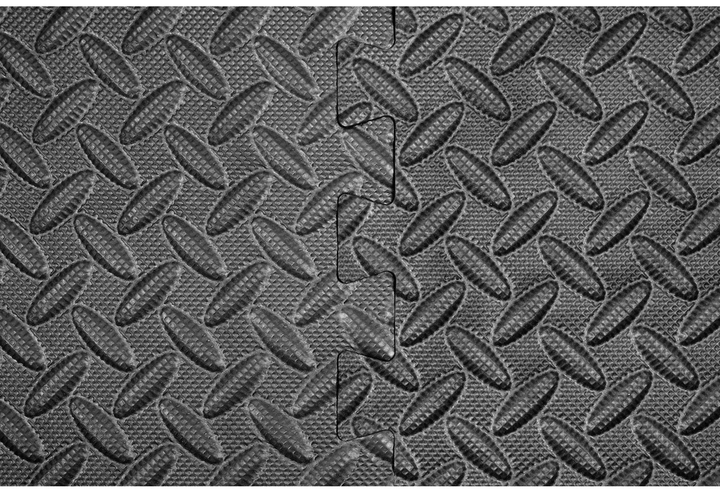 Набір захисних килимків YATO 60 x 60 см 6 шт Black YT-08780 (5906083081538) - зображення 3
