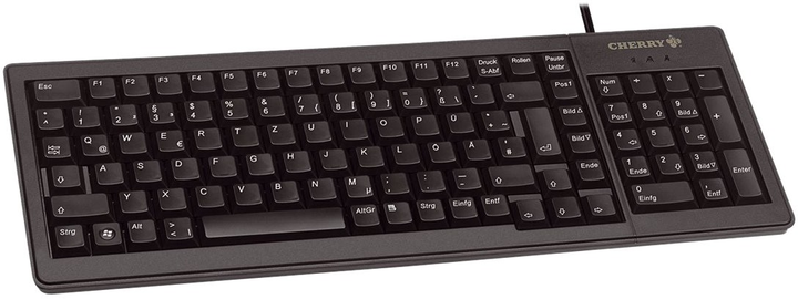 Клавіатура дротова Cherry G84-5200 USB Black (G84-5200LCMEU-2) - зображення 2