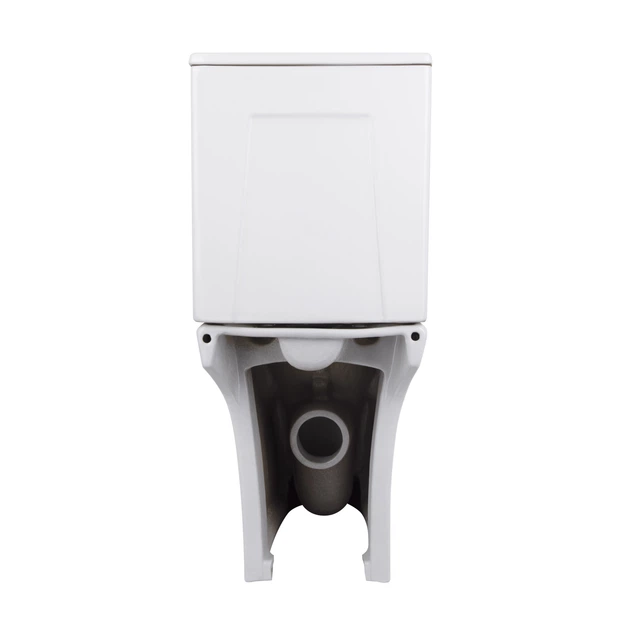 Унитаз-компакт Qtap Presto безободковый с сиденьем Soft-close QT24221217AW - изображение 7