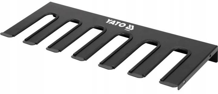 Półka na elektronarzędzia YATO 576 x 225 x 55 mm 6 gniazd metalowa (YT-09091) (5906083094798) - obraz 3