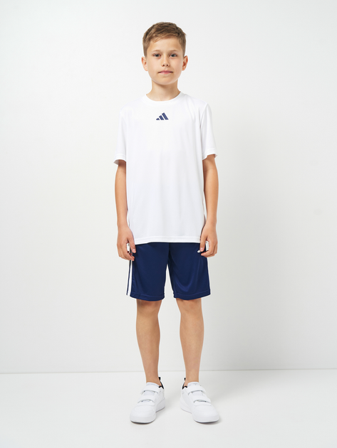 Детский летний комплект (футболка + шорты) Adidas J Tr-Es 3S Set JJ1030 122-128 см Белый (4067905073344) 