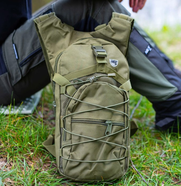 Рюкзак тактичний Nils Camp Crab NC1732 15L Зелений (5907695546446) - зображення 9