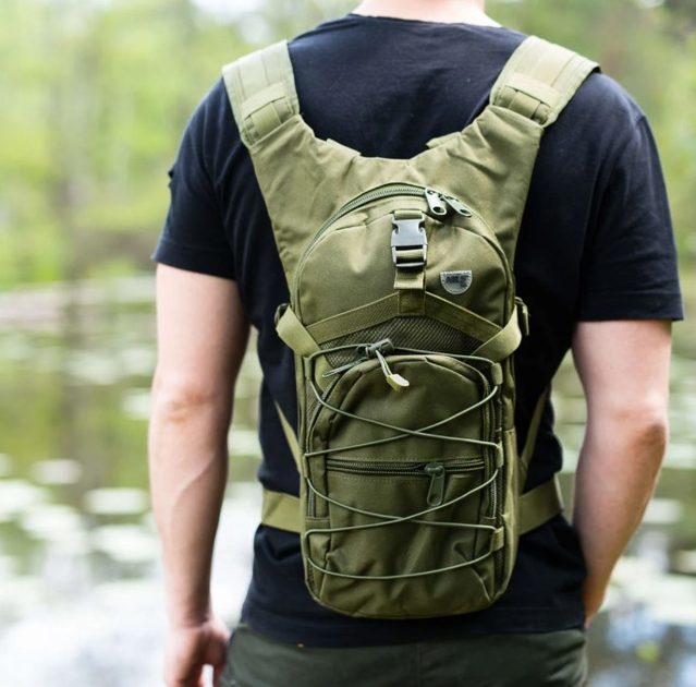 Рюкзак тактичний Nils Camp Crab NC1732 15L Зелений (5907695546446) - зображення 10