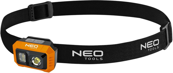 Latarka czołowa akumulatorowa NEO Tools 500 lm USB COB LED 99-115 (5907558475913) - obraz 1