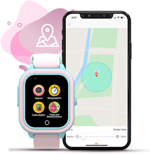 Smartwatch dla dzieci Bemi Linki Unicorn Pink (6972689172542) - obraz 16