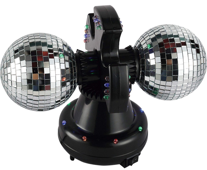 Podwojna lustrzana kula dyskotekowa Music Twin Mirror Ball (5744000780610) (955555910413432) - Outlet - obraz 1