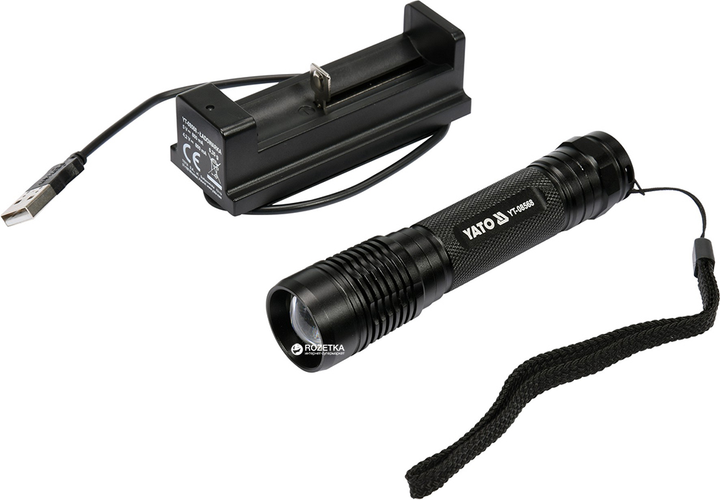 Latarka LED YATO akumulatorowa 6 W (YT-08568) - obraz 1